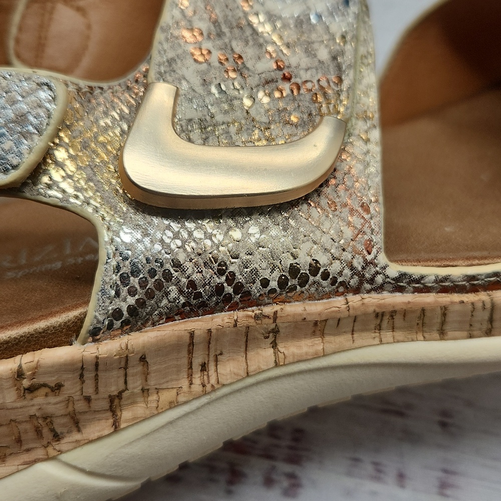 Patrizia by Spring Step Tadeo Beige Python Sandal… - image 7